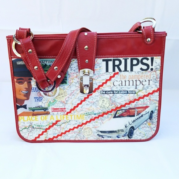 K. Liarura for Little Earth Road Map Purse - Picture 2 of 8